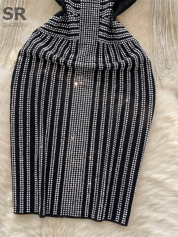 Beading Tassel Dress