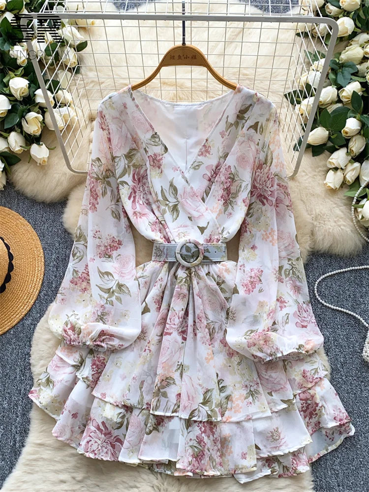 Beach Floral Print Dress