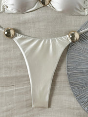 Sexy Beige Micro Bikini