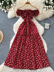 Vacation Floral A-line SunDress
