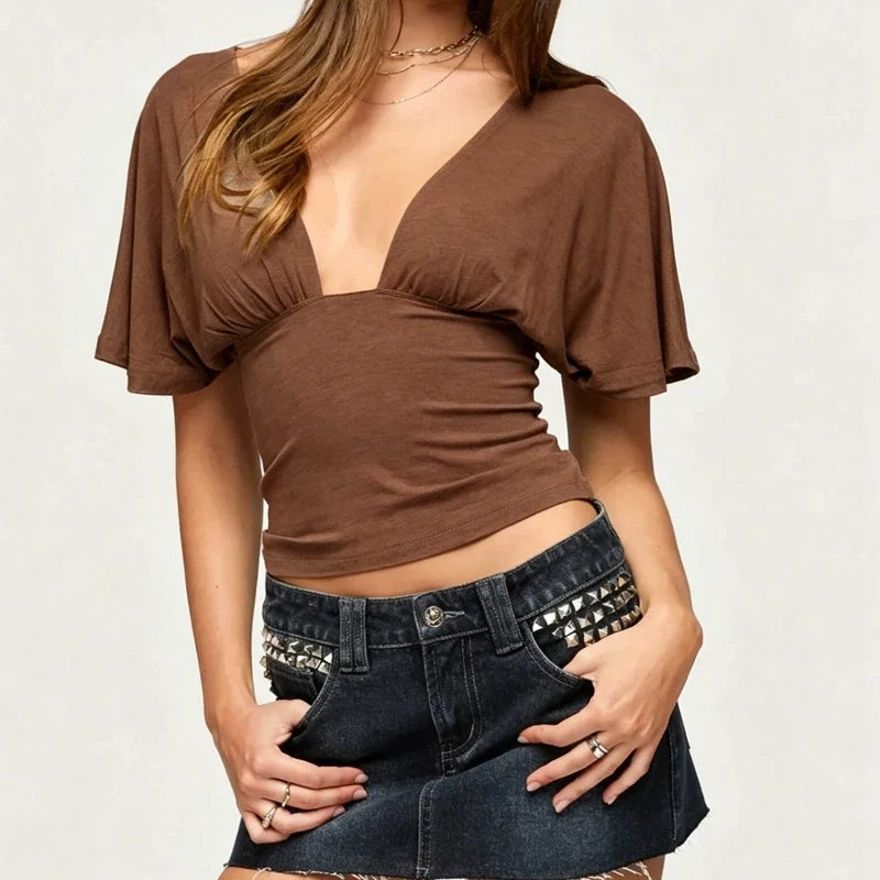 Minimalist Coquette Crop Top
