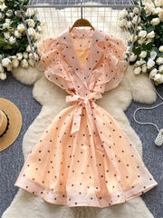 Sweet Heart Print SunDress