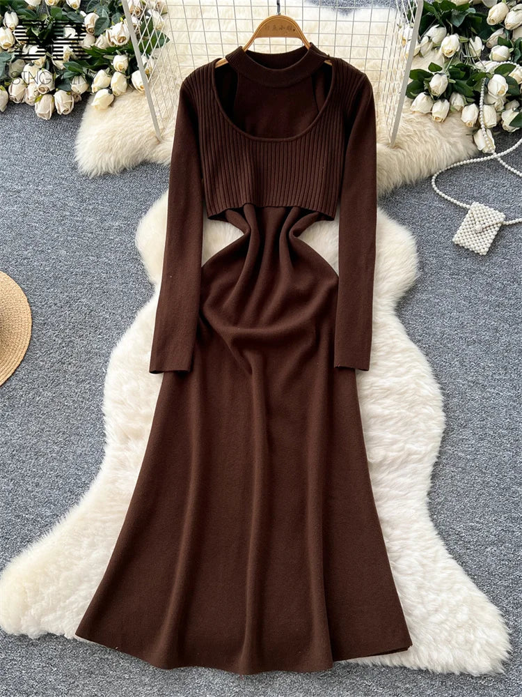 Halter Knit Dress
