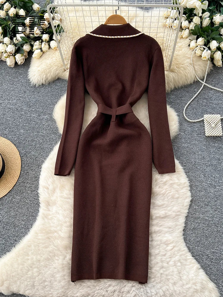Office Lady Multicolor Dress
