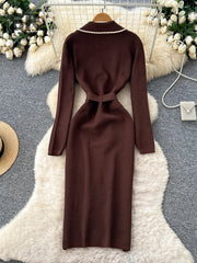 Office Lady Multicolor Dress