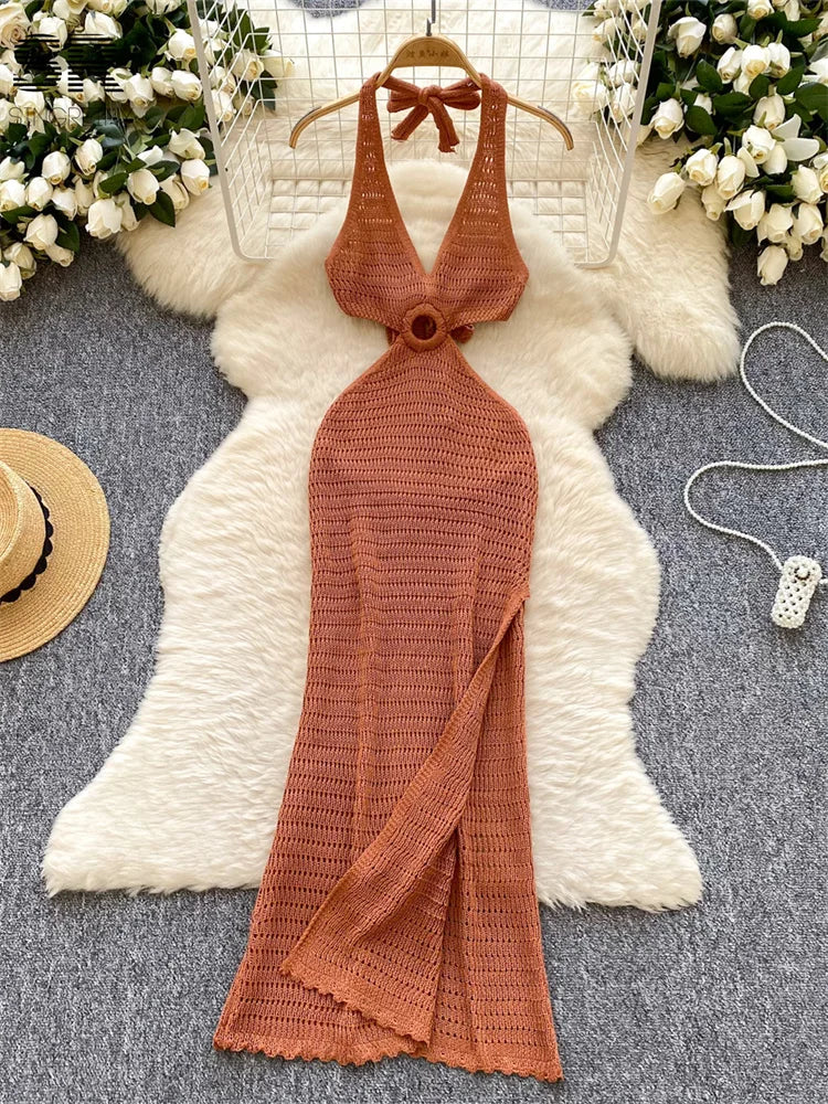 Backless Beach Dress