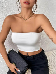 Sexy Bodycon Crop Tube Top