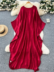 Afican Satin Long Dress