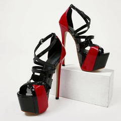 Glamorous Peep Toe Extreme High Heel Wedding Banquet High Heel High Heel