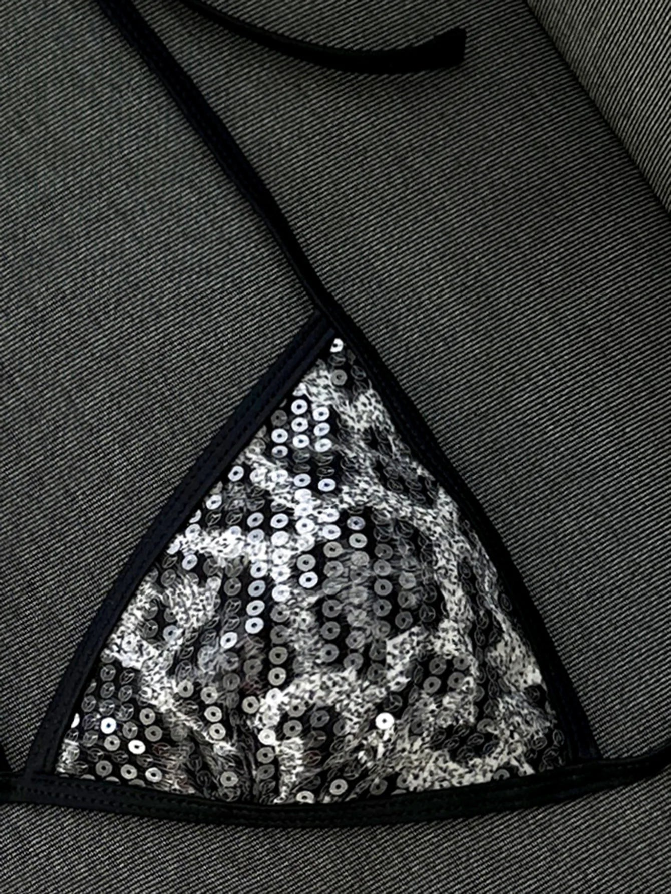 Sexy Shiny Sequin Bikini Set