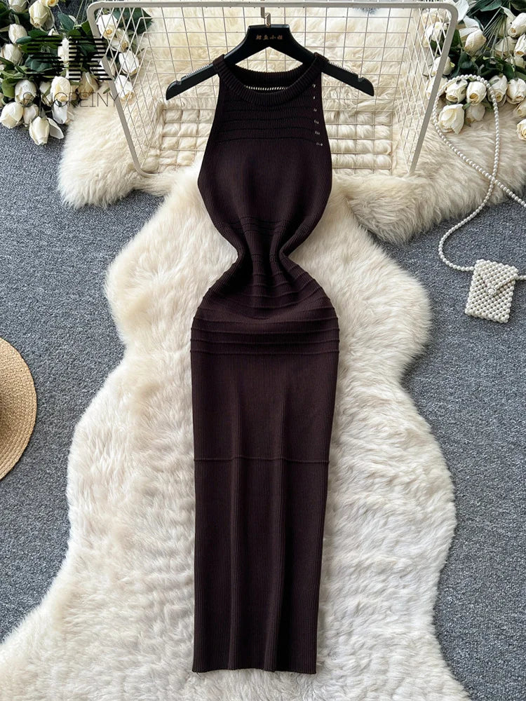 Stretchy Knitted Dress