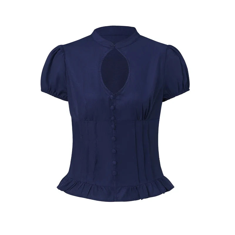 Y2K Vintage Coquette Cropped Tops