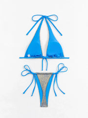 Shiny Purl Bikini Set