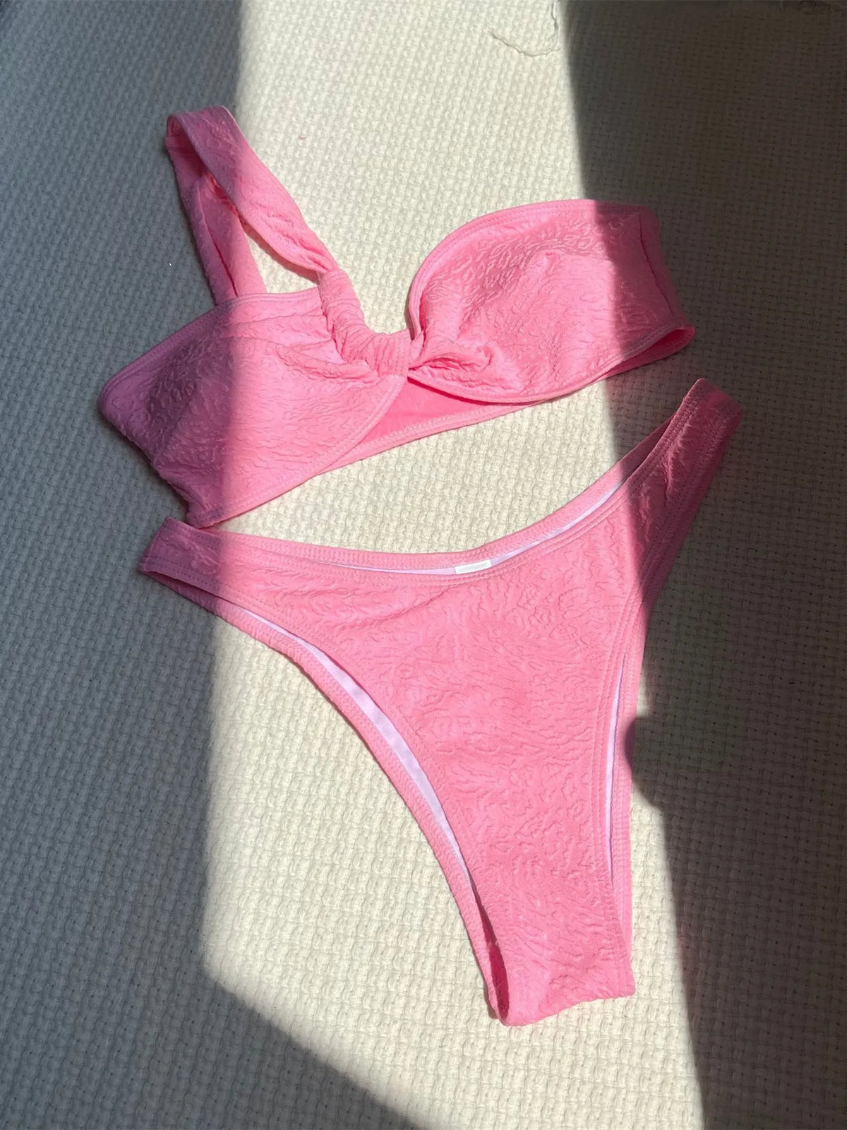 Sexy One Shoulder Bikini Set