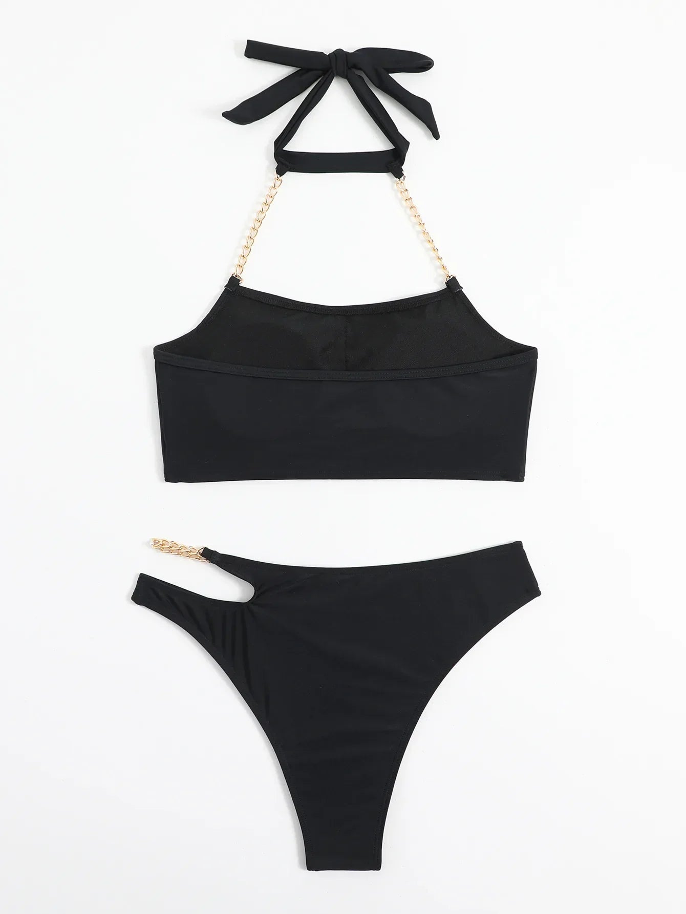 Sexy Metal Strap Bikini