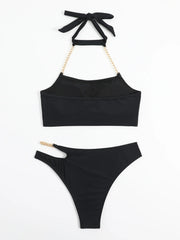 Sexy Metal Strap Bikini