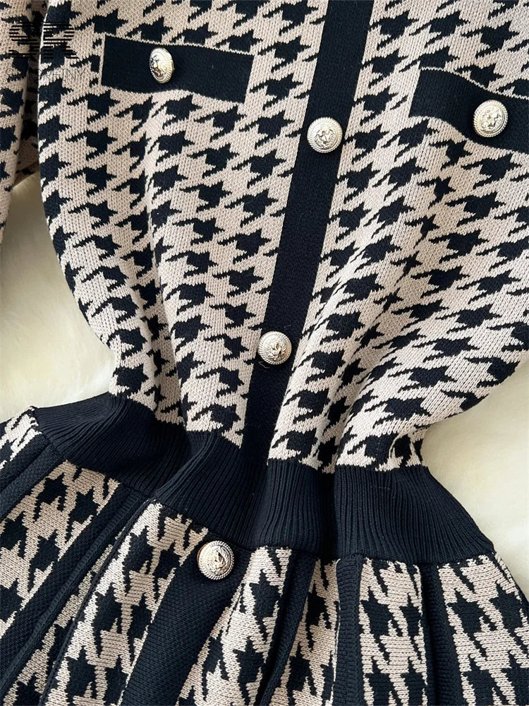 Senior Winter Knitting Dress