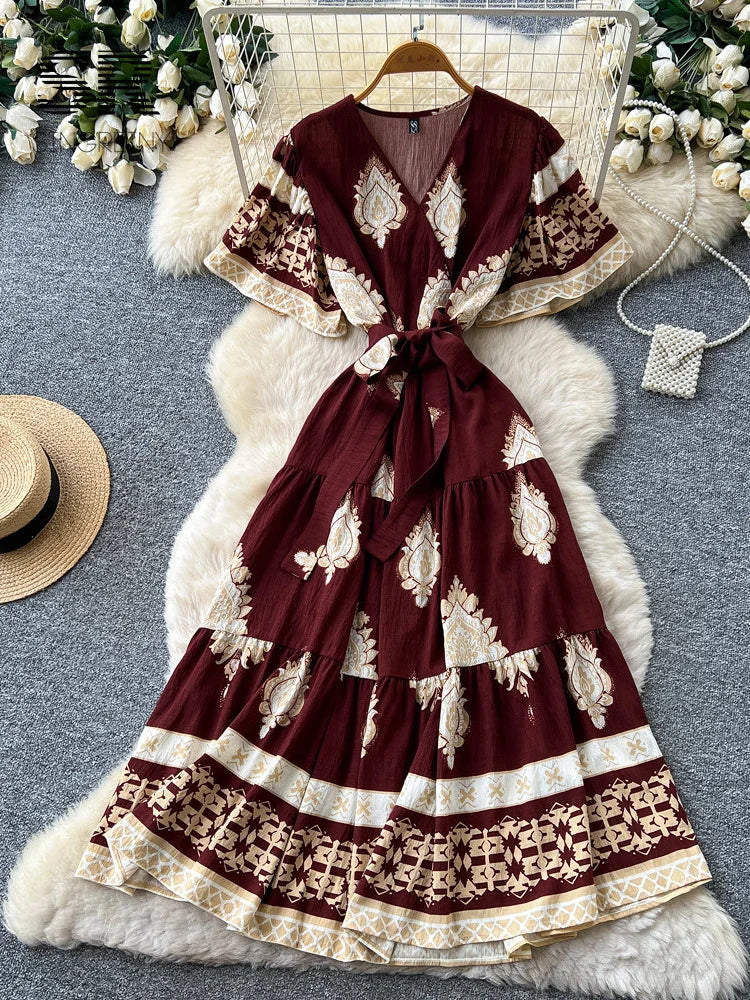 Bohemian Print Dress