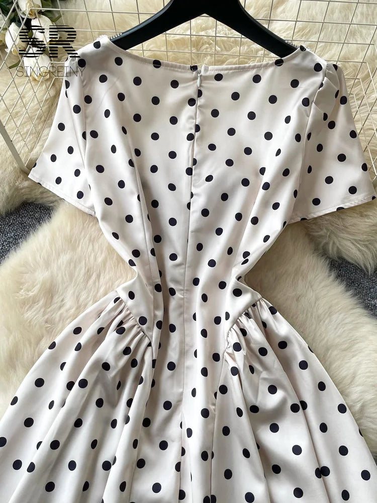 Polka Dot Stain Dress