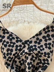 Floral Jacquard Vintage Dress