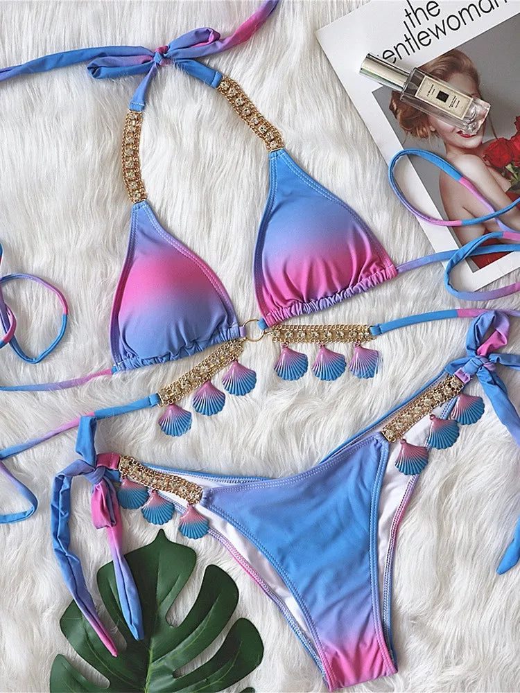 Luxury Rhinestones Bikini
