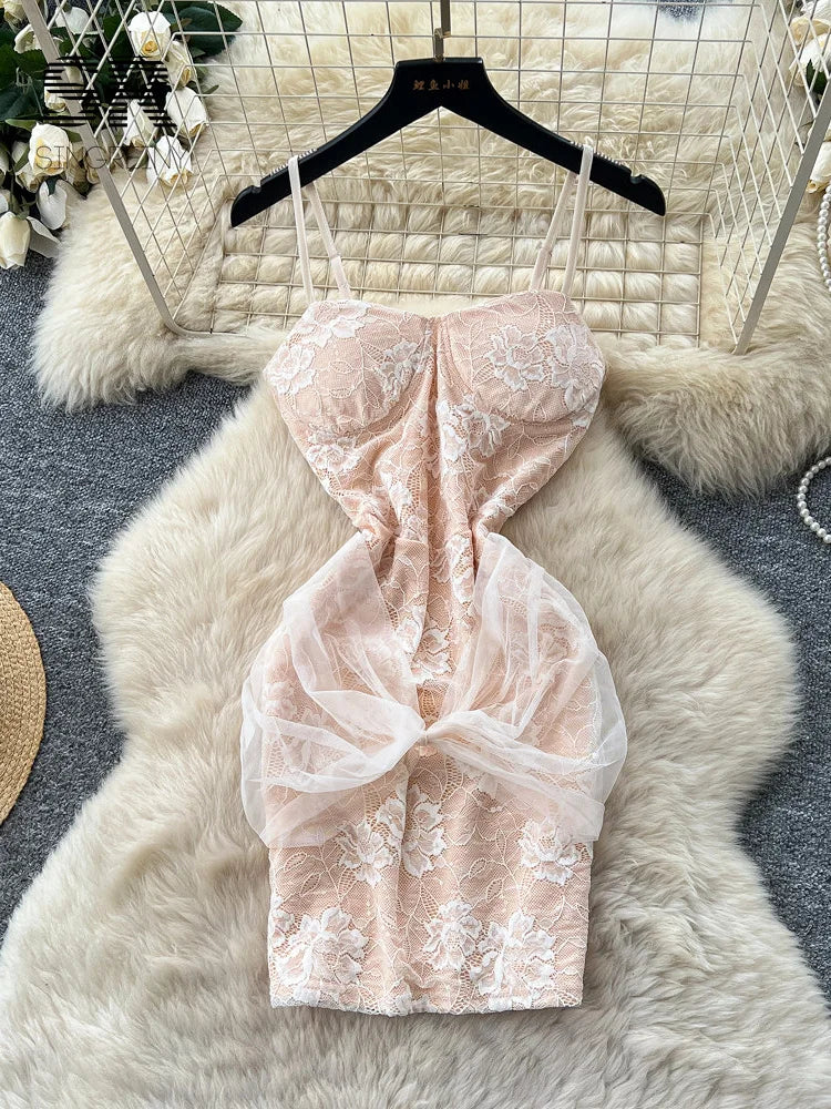 Lace Mesh Hotsweet SunDress