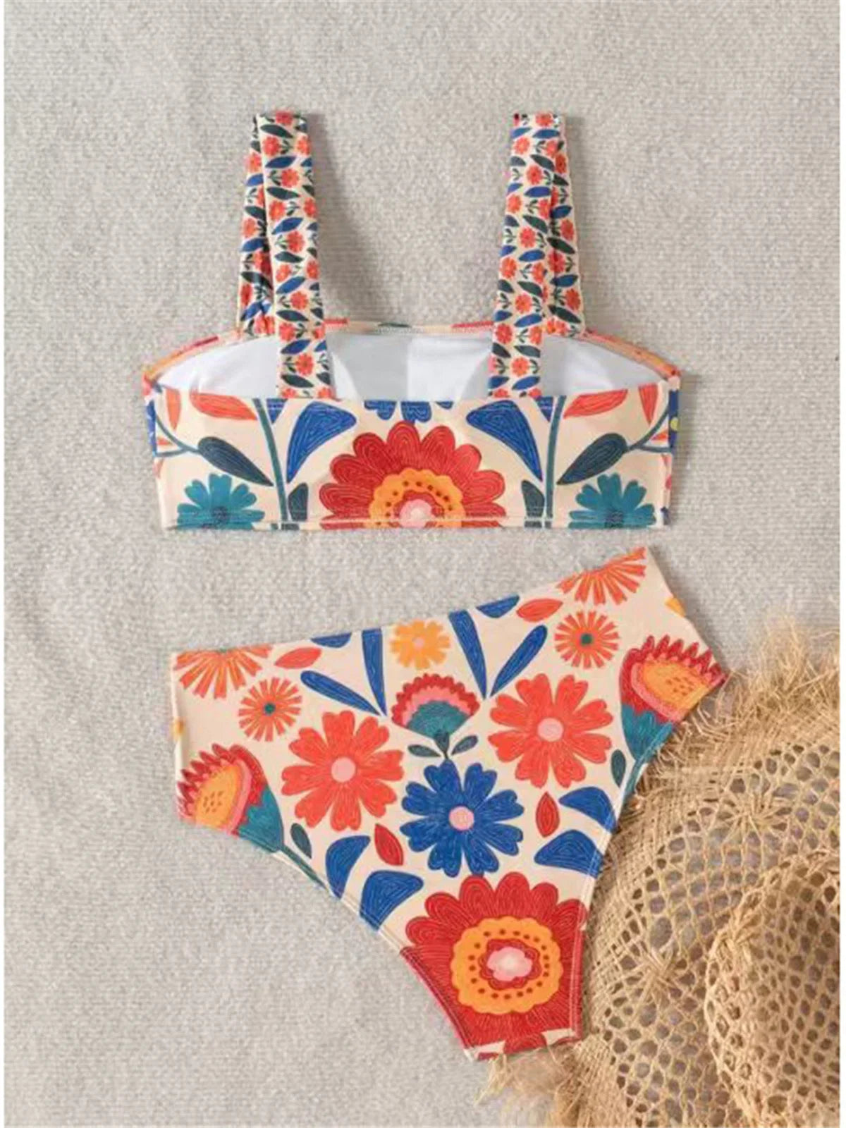 XS - XXL Floral Printed Female Swimsuit