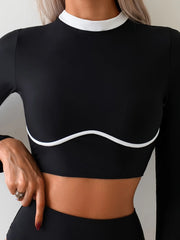 Vintage Black Contrast Bikini