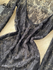 Sheer Lace Feminine Dress