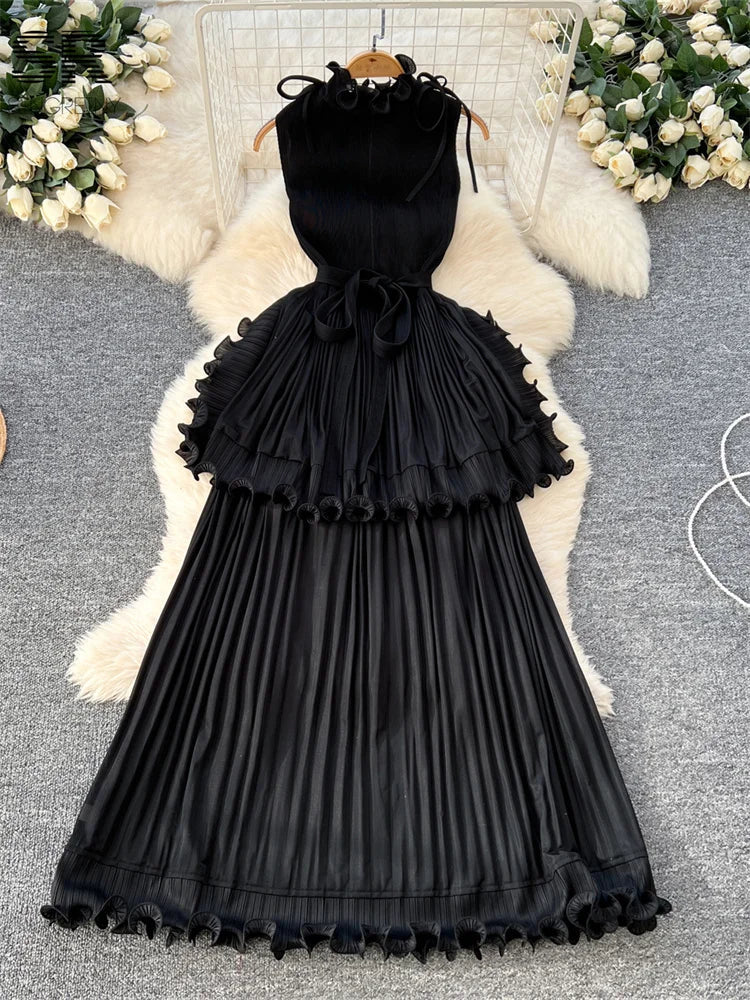Ruffles Long Dress