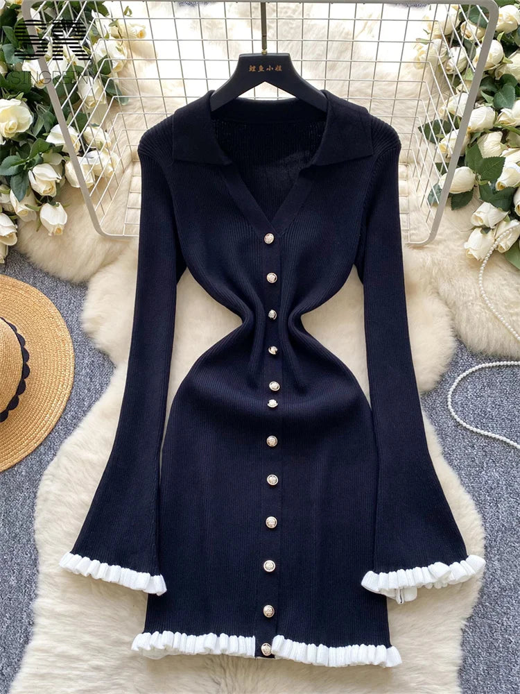 Autumn Sweet Basics Knit Dress