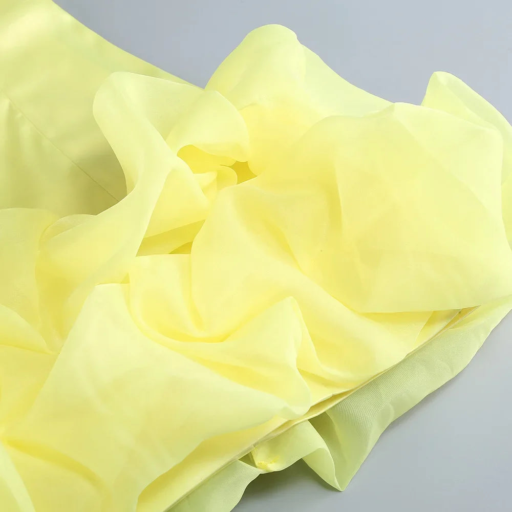 Yellow Party Dress