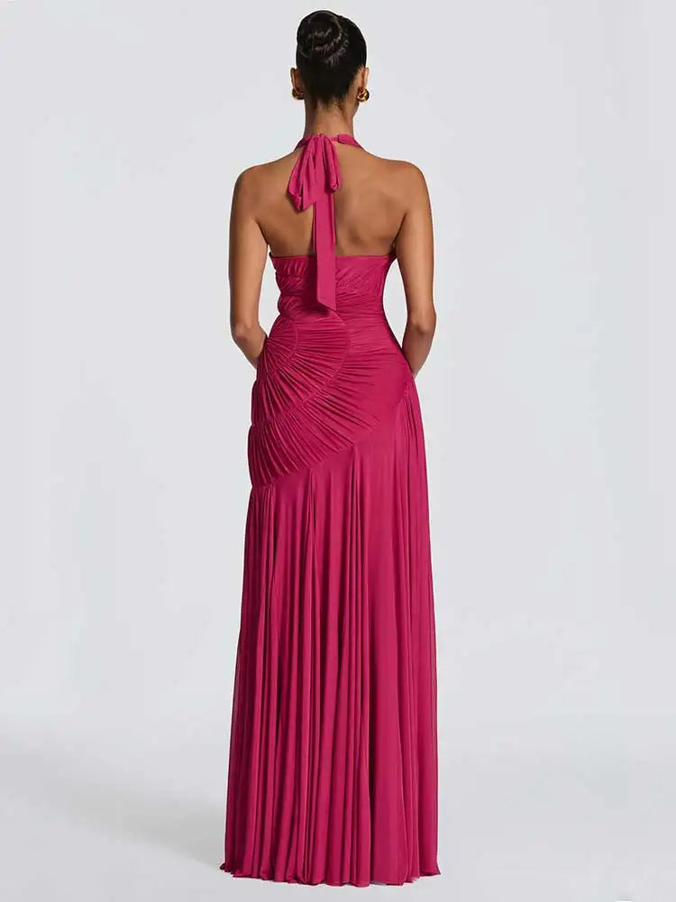 Halter Sexy Bodycon Maxi Dress