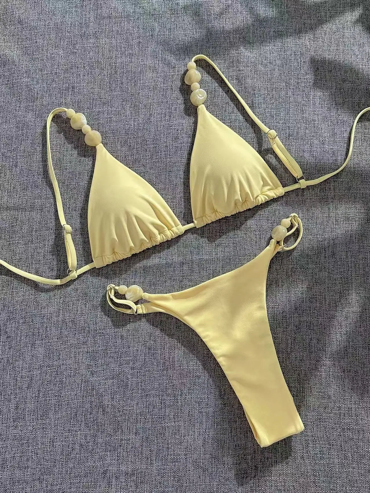 Sexy Pearls Strap Micro Bikini