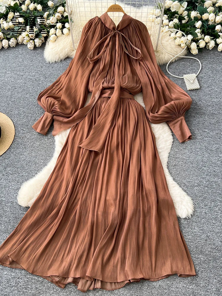 Court Party Maxi Dress