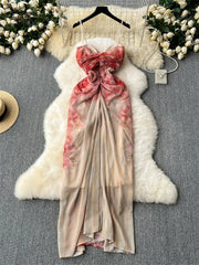 Print Vacation Maxi Dress