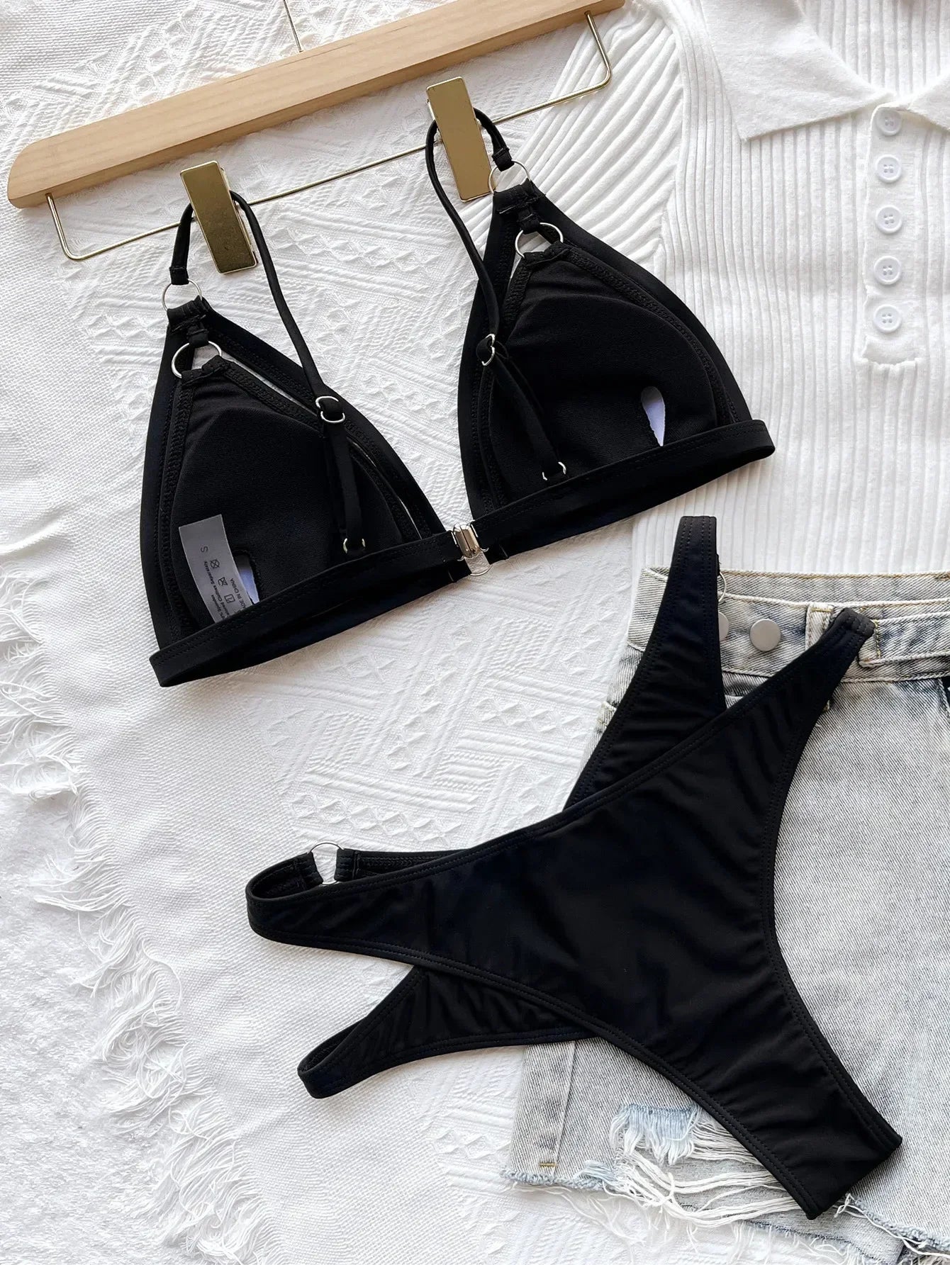 Sexy Cut Out Bikini Set