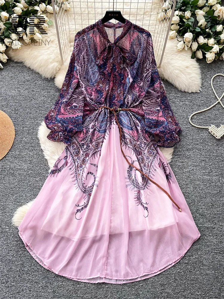 Vacation Chiffon ShirtDress
