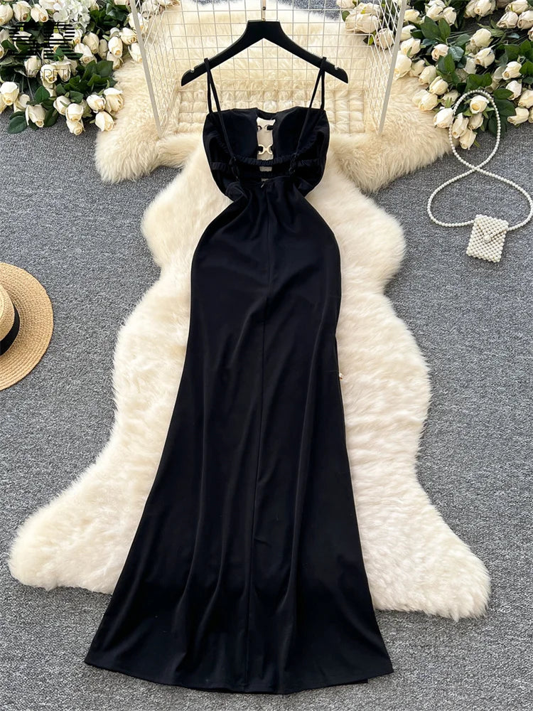 Senior Black Party Dress