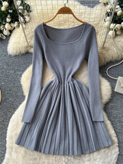 Simple Sensual Pleated Dress