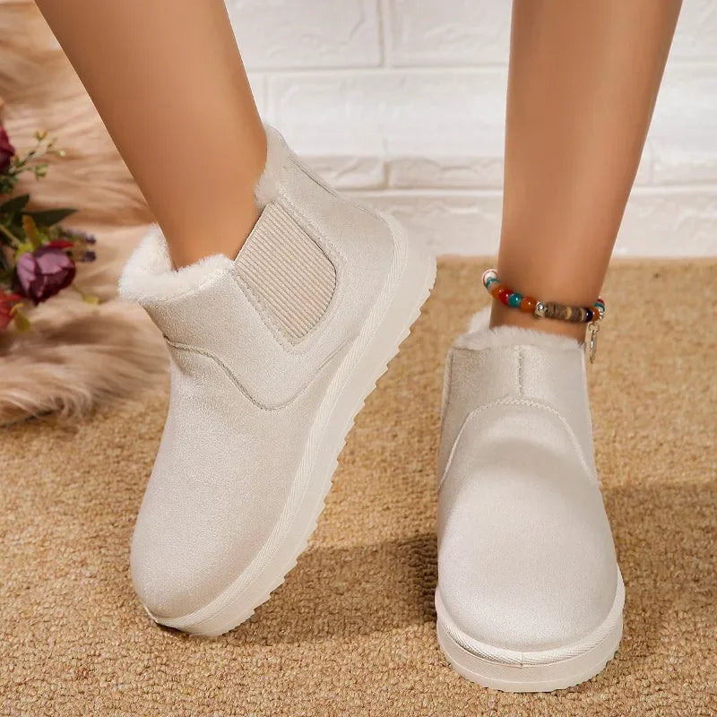 Comfortable Warm Plus Size New Platform Snow Boot
