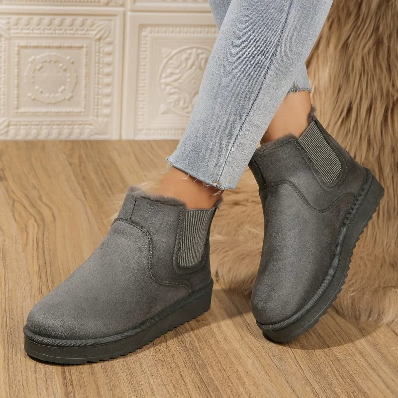 Comfortable Warm Plus Size New Platform Snow Boot