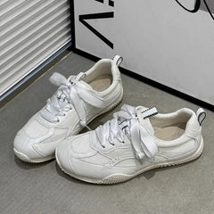 Silver Air Mesh Satin Jogging New Casual Round Platform Training Skateboard