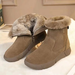 Fur Suede Wool Warm Non-slip Casual Booties Snow Boot