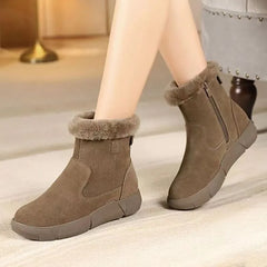 Fur Suede Wool Warm Non-slip Casual Booties Snow Boot