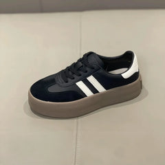 Sports Thick Sole Casual Board Shoes Cowhide Soft Sole Inside Skateboard