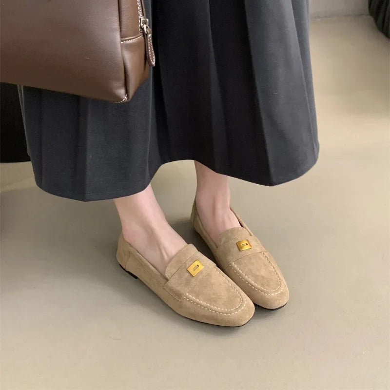 Retro Bowknot Tassels Flat Stiletto Pumps Party Dress Loafers
