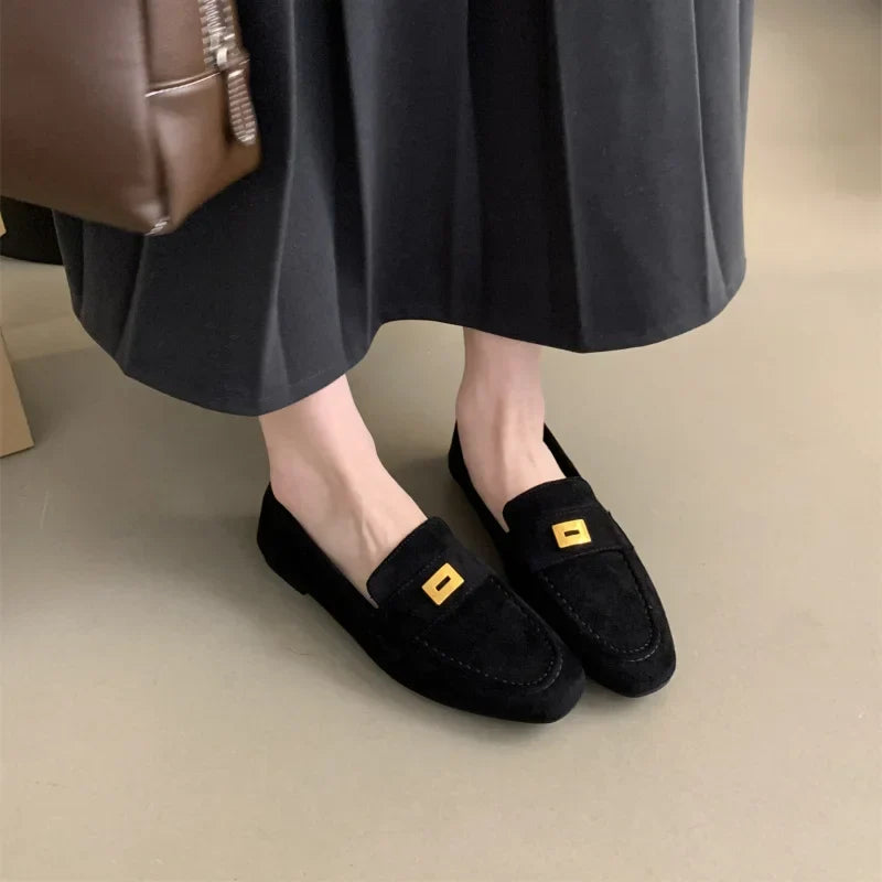 Retro Bowknot Tassels Flat Stiletto Pumps Party Dress Loafers