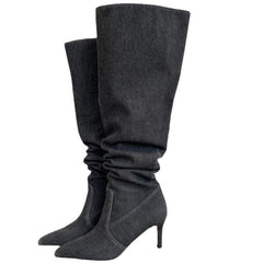 Adele Denim Boots