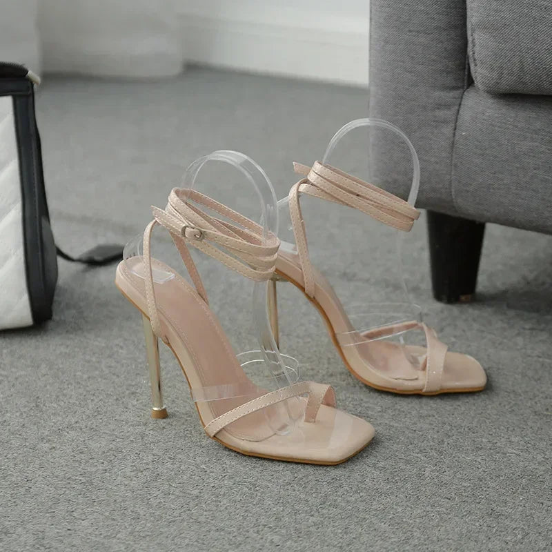Metal Thin Heels High Heel
